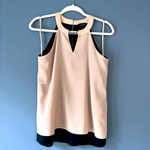 NWT Womens Dressy Feminine Small Top with Illusion Neckline by The Limited